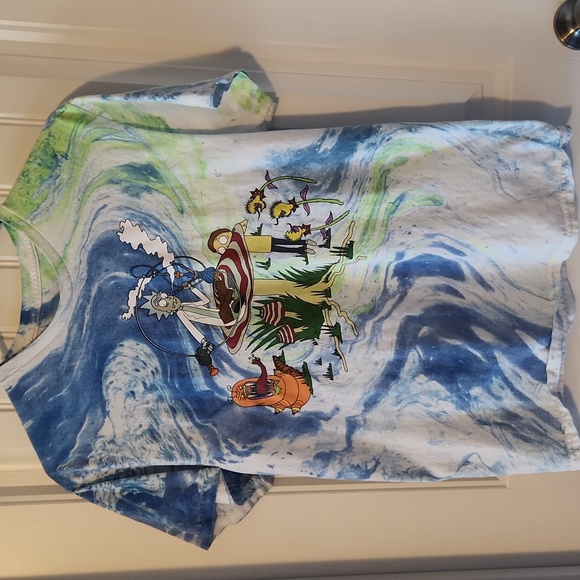 Rick and Morty tie-dye t-shirt - Picture 4 of 7